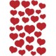 Herma sticker magic "coeurs rouges", stone