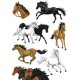 Herma sticker magic "licornes", diamond glittery,