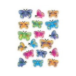 Herma autocollants magic "papillons", feuille micacée