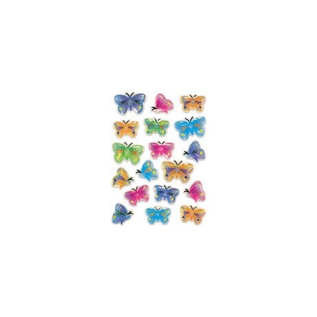 Herma autocollants magic "papillons", feuille micacée