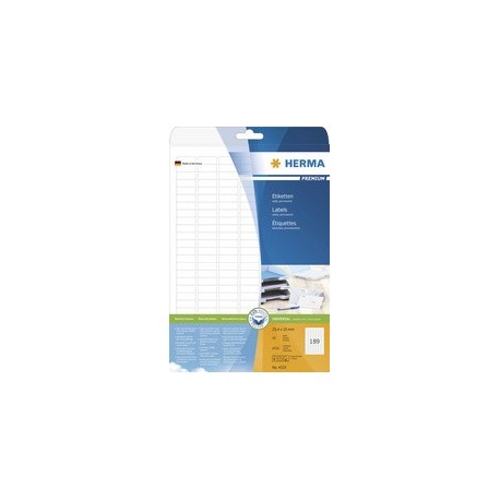 Herma etiquettes universelles premium, 99,1 x 38,1 mm, blanc