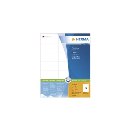 Herma etiquettes universelles premium, 105 x 48 mm, blanc