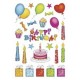 Herma sticker decor "anniversaire", scintillant