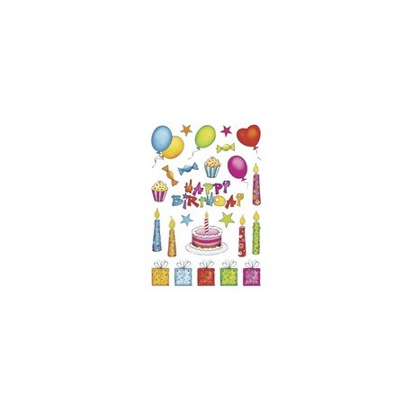 Herma sticker decor "anniversaire", scintillant