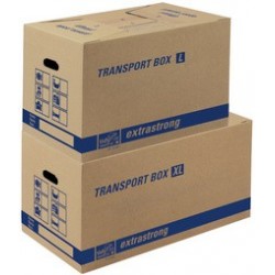 Tidypac carton de transport l, avec porte-étiquettes, (LOT DE 10)