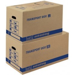 Tidypac carton de transport xl, avec porte-étiquettes, (LOT DE 10)