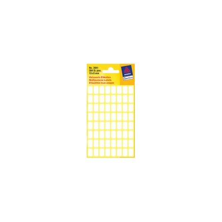 Avery zweckform étiquettes multi-usages, 38 x 14mm, blanches