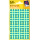 Avery zweckform pastilles de couleurs, diamètre 12 mm, jaune