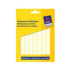 Avery zweckform étiquettes multi usages, 50 x 14 mm, blanche