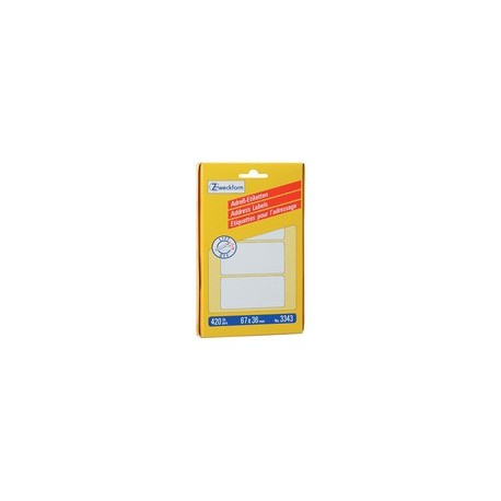Avery zweckform étiquettes pr l'adressage, 67 x 38 mm, sur