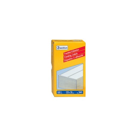 Avery zweckform étiquettes à affranchir,doubles, 163 x 43 mm