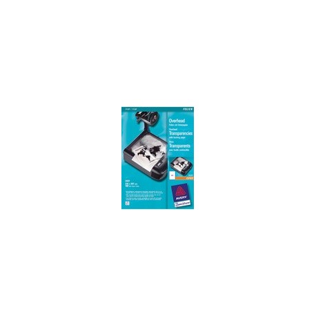 Avery zweckform films pour rétroprojecteurs, a4, transparent