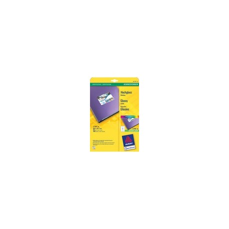 Avery zweckform etiquettes ultra-brillantes, 99,1 x 139 mm,