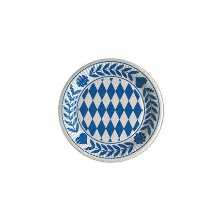 Papstar motivservietten "bayrisch blau", 330 x 330 mm