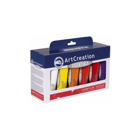 Royal talens peinture acrylique artcreation, 75 ml,set de 12