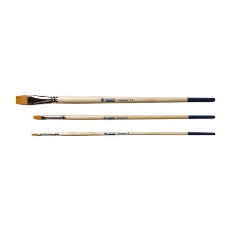 Royal talens set de pinceaux plats, 3 pièces