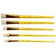Lefranc & bourgeois pinceau brosse en soie de porc,plat,n.10 (LOT DE 12)