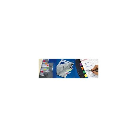 Sigel index repositionnables multicolor, 50 x 15 mm