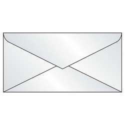 Sigel enveloppe, transparente, gommée, dl, 100 g/m2
