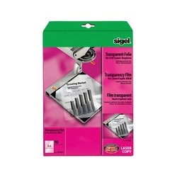 Sigel film pour imprimante laser / photocopieurs noir/blanc