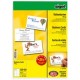 Sigel cartes de visite, 85 x 55 mm, 200 g/m2, extra blanc