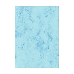 Sigel papier marbré, a4, 90 g/m2, papier fin, bleu