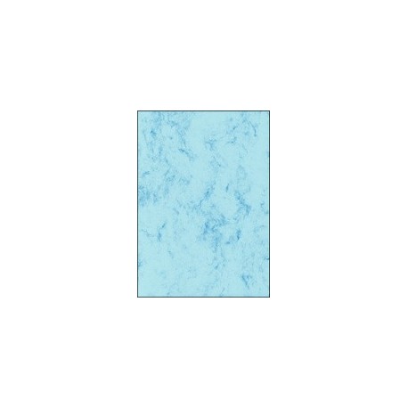 Sigel papier marbré, a4, 200 g/m2, carton prestige, bleu