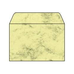 Sigel enveloppe, long, 90 g/m2, gommé, marbre gris