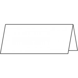 Sigel cartes de table, blanc éclatant, 185 g/m2, 95 x 42 mm