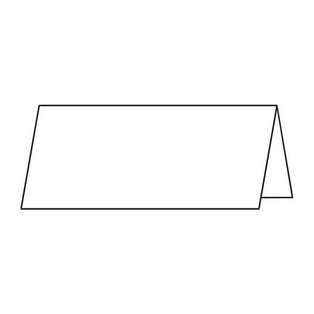 Sigel cartes de table, blanc éclatant, 185 g/m2, 95 x 42 mm