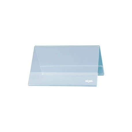Sigel présentoir de table, plastique rigide, 240 x 90 mm