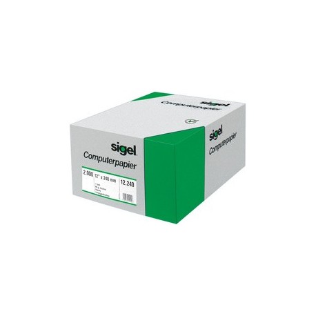 Sigel papier listing format continu, 180 mm x 8" (20,32 cm)