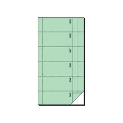 Sigel bloc de formulaires "carnet de bons", 105 x 200 mm (LOT DE 5)