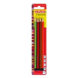 Herlitz crayon scolair, hexagonal, assorti