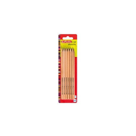 Herlitz crayon skizzo natur, hexagonal, degré de dureté hb