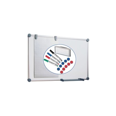 Maul tableau mural blanc 2000,kit complet ,(l)1.200x(h)900mm