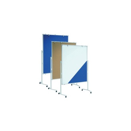 Maul tableau d'information, textile bleu,1.200x1.500mm
