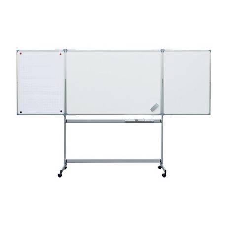 Maul tableau mobile rabattable , surface d'écriture: 6 m2