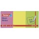 Tesa neon notes bloc de notes adhésives, 75 x 75 mm,