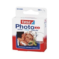 Tesa coins pour photos photo, transparent, autocollant