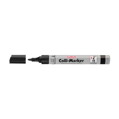 Herlitz marqueur permanent "collimarker", noir, pointe ogive