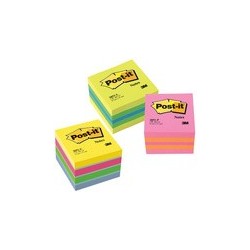 Post-it bloc-notes adhésifs en cube mini, 51 x 51 mm,