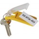 Durable porte-clés key clip, jaune
