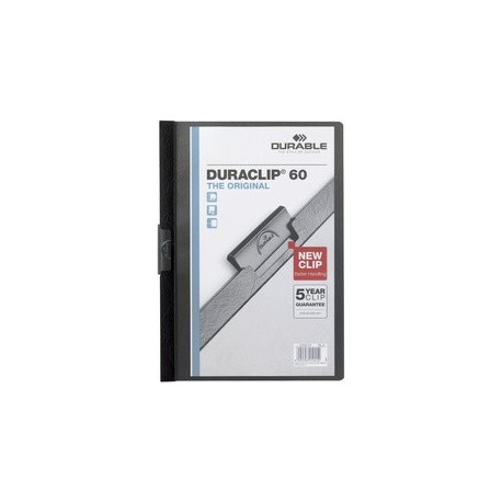 Durable duraclip original 60 chemises à pince, a4, bleu