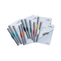 Durable chemises à clip swingclip, format a4, clip coloré (LOT DE 25)