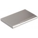 Durable étui pour cartes de visite business card box, argent