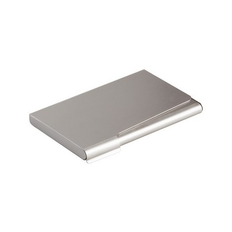 Durable étui pour cartes de visite business card box, argent
