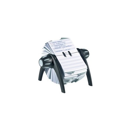 Durable fichier d'adresses telindex flip, noir / gris