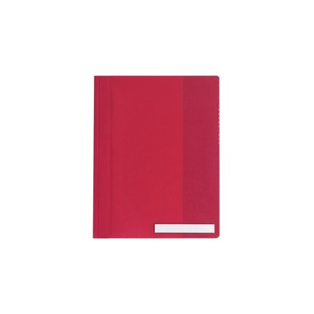 Durable chemise à lamelles, format a4, pvc, rouge