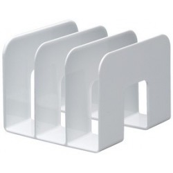 Durable porte-revues trend, 3 compartiments, transparent